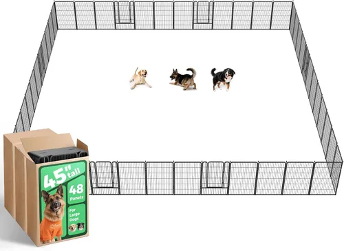 Vista 59 de FXW Rollick - Corralito para perros para patio, campamento con casa rodante, patentado, 24 pulgadas, 2 paneles Fácil instalación, resistente