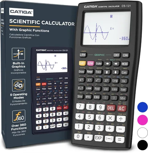 Vista 8 de CATIGA Calculadoras Científicas con Funciones Gráficas, Calculadoras Gráficas con Múltiples Modos, Calculadoras Científicas para Estudiantes, Cursos