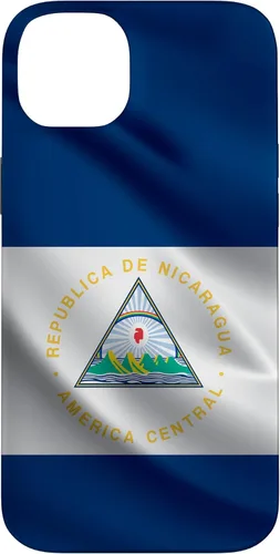 Vista 15 de Funda con la bandera de Nicaragua para iPhone 17