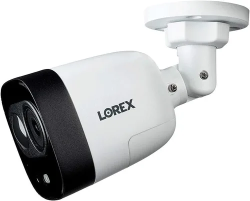 Vista 4 de Lorex Cámara de seguridad analógica de 1080p para interior/exterior, cámara de bala adicional para sistema de vigilancia con cable, disuasión activa