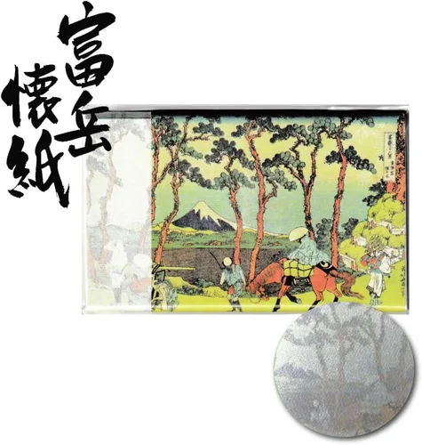 Vista 3 de Ukiyoe Design of Katsushika Hokusai "Hodogaya on The Tokaido" de Treinta y seis vistas del Monte Fuji Mino Washi Torecón Japonés Kaishi Papel 20