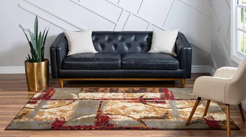 Vista 3 de Unique Loom Barista Collection - Alfombra de área Catuai (2' 2" x 3' 1" Rectángulo, Multi/ Marrón)