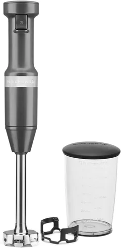 Vista 2 de KitchenAid Batidora de mano con cable de velocidad variable KHBV53, gris carbón (paquete de 2)
