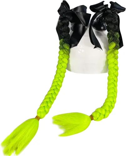 Vista 13 de 2 piezas de coletas para casco de motocicleta, cola de caballo para casco de bicicleta, trenzas para cualquier casco/diseño reutilizable con ventosa