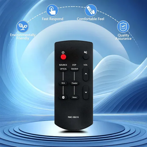 Vista 3 de RMC-SB216 RMCSB216 Reemplazo de control remoto apto para Insignia SB216 Mini 2.0 Barra de sonido NSSB216 NS-SB216 NS-SB216-VG SB216 Barra de sonido
