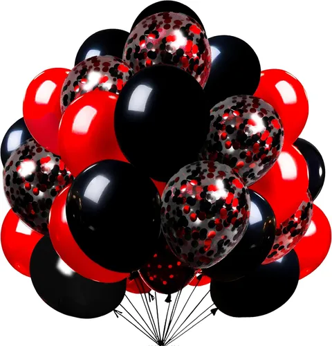 Vista 27 de Firomi - Globos negros de fiesta de 12 pulgadas, paquete de 100 unidades A05-negro