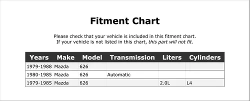 Vista 2 de Modulador de vacío de transmisión automática compatible con Mazda 626 2.0L L4 transmisión automática 1979 1980 1981 1982 1983 1984 1985 1986 1987