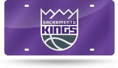 Vista 34 de Rico Industries Placa de matrícula metálica con incrustaciones láser de la NBA