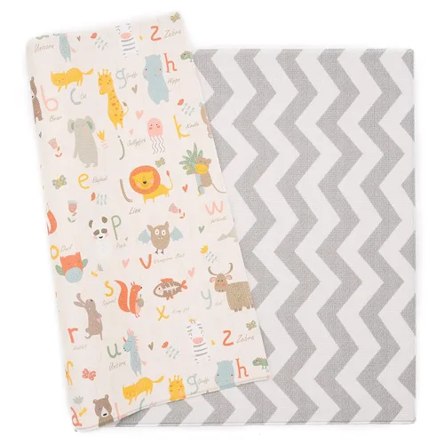 Vista 12 de Baby Care Tapete de juego (tamaño mediano, Hygge - Aztec & Arbor) 73" x 49" pulgadas, tapete de juego original de una sola pieza, reversible Hygge
