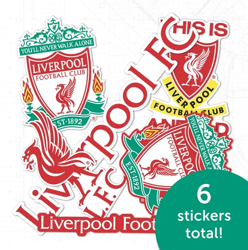 Vista 5 de Desert Cactus Liverpool FC - Calcomanía de vinilo inglés Anfield Football Soccer Premier League para laptop, botella de agua para automóvil, álbum