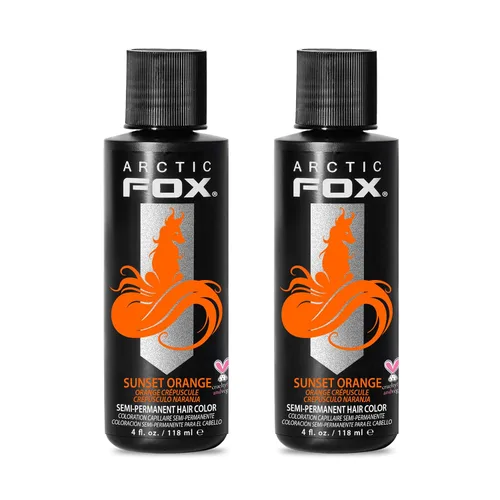 Vista 79 de Arctic Fox Tinte semipermanente para el cabello Apricot Anarchy, vegano, sin crueldad, sin amoníaco, 5.6 onzas líquidas