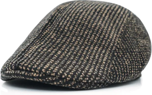 Vista 9 de Ivy Newsboy - Gorra plana estilo Gatsby, gorra clásica para conducir Gris