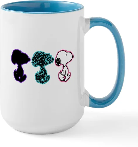 Vista 198 de CafePress SNOOPY Joe Cool - Taza de café de cerámica (15.0 fl oz)