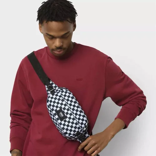 Vista 3 de Vans Bolso cruzado de fianza, Blanconegro (WhiteBlack Checkered)