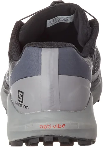 Vista 3 de Salomon Sense Ride 4 Invisible GTX Trail Running Tenis para hombre clima tormentoso canteratomate cherry