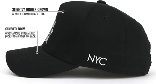 Vista 4 de Flipper NY NYC - Gorra de béisbol ajustable con logotipo de la estatua de la libertad de la ciudad de Nueva York