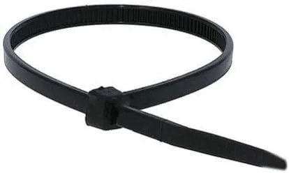 Vista 5 de MaxLLTo 8 "pulgadas resistente a los rayos UV de nylon plástico Cable Zip Wire Tie 40 lbs Negro Paquete de 100