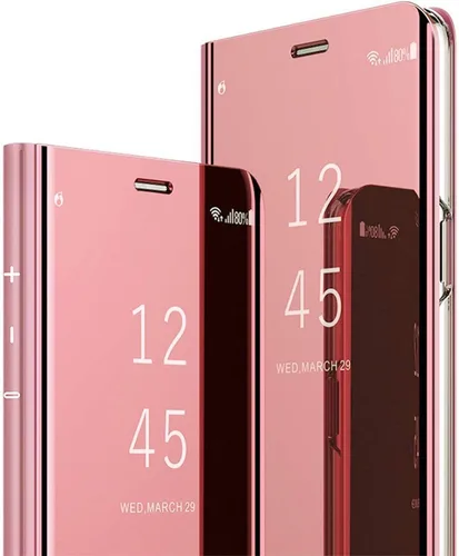 Vista 10 de Funda para Galaxy Note 9 Lujo Clear View Espejo Electroplate Diseño de Maquillaje Flip Wallet 360 Cuerpo Completo Protección de Pantalla Integrada