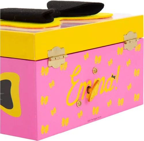 Vista 6 de Mighty Mojo The Wiggles Emma - Joyero musical Viene con lazo para el pelo portátil Regalo para los fanáticos de Wiggles Música para niños