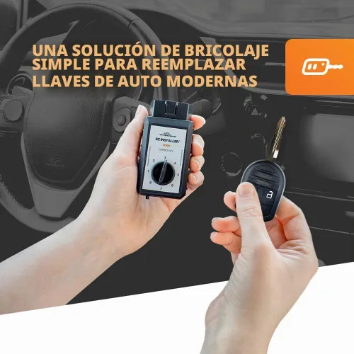 Vista 3 de Teclados simples de 3 botones, llavero y programador de llaves, kit remoto de repuesto de llaves, programador de llaves simple para vehículos Ford