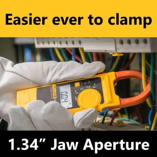 Vista 3 de Fluke Medidor de Pinza de Corriente CA RMS Verdadero Rango 60A/600A/1000A Rango 60A/600A/1000A