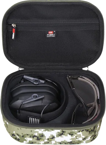 Vista 9 de FBLFOBELI Hard Case for Walker's Razor Slim/Howard Leight Shooting Ear Protection Electronic Shooting Muffs Earmuff