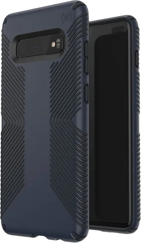Vista 3 de Speck Productos Funda Presidio Grip Samsung S10+, Eclipse Azul/Negro Carbón