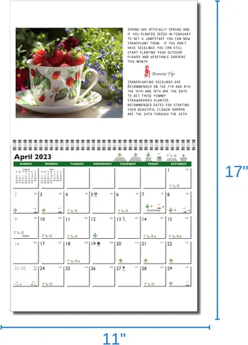 Vista 3 de Calendario de almanaque Ramons Brownie Gardening 2023