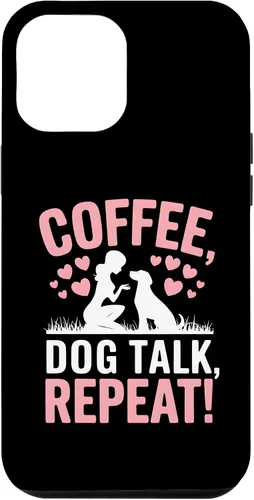 Vista 26 de Coffee Dog Talk Repeat Dog Mom Puppy Love Case for iPhone 17