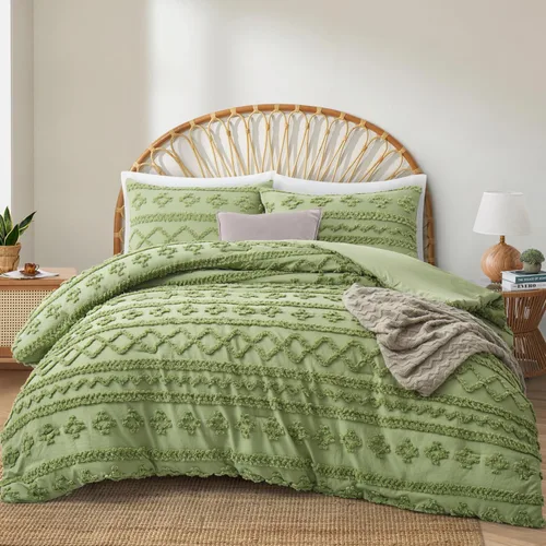Vista 58 de Oli Anderson Juego de Edredón Beige Queen Acolchado Juego de Ropa de Cama Queen 3 Piezas, Edredón Boho Shabby Chic con 2 Fundas de Almohada