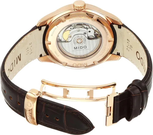Vista 5 de Mido Belluna Sunray - Swiss Automatic Watch for Men - Anthracite Dial - Case 425mm - M0246303606100
