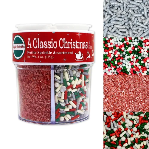 Vista 44 de Mystic Sprinkles Surtidos de 4 celdas (una Navidad clásica en oro, Midi)