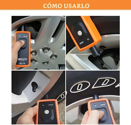 Vista 5 de VXDAS Sensor de presión de los neumáticos, herramienta de activación y restauración TPMS, Negro