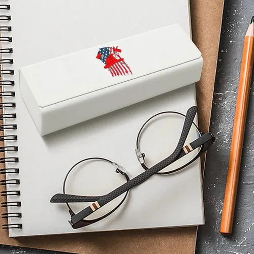 Vista 4 de Firemans Axe USA Flag - Estuche para gafas unisex