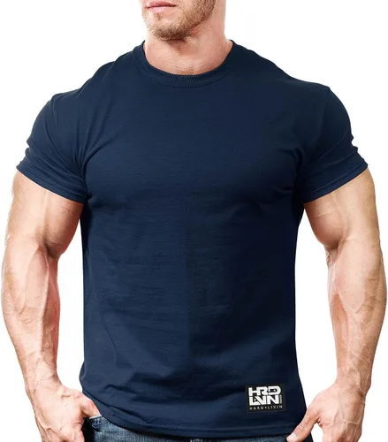 Vista 3 de Monsta Clothing Co. Camiseta de gimnasio para hombre (HRD-LVN Classic-000)