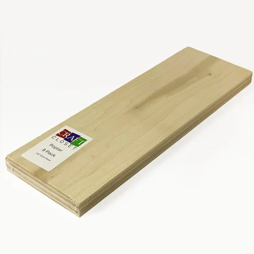 Vista 5 de Madera maciza de 6 x 19 pulgadas, 0.13 pulgadas, 1/8 pulgadas, sin terminar (tilo)