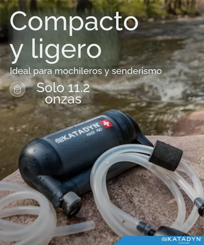 Vista 5 de Katadyn Hiker Pro - Filtro de agua transparente para bomba de mano