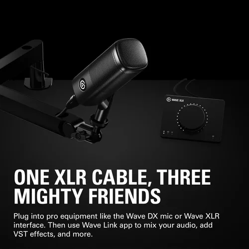 Vista 8 de Elgato Cable XLR – Cable de micrófono blindado para grabación de estudio y producción en vivo, pines chapados en oro, macho a hembra, para micrófono