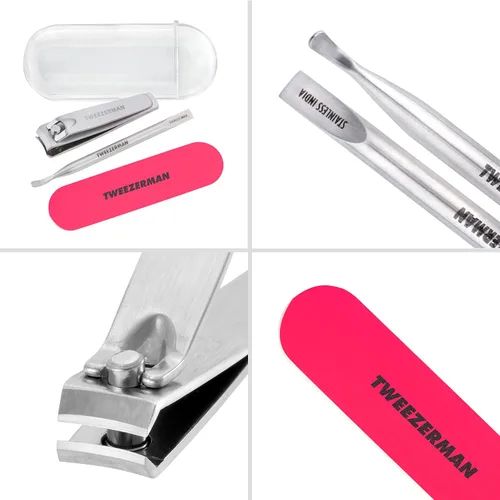 Vista 3 de Kit de cuidado de uñas mini neón Tweezerman