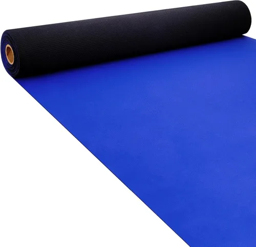 Vista 8 de Boao Alfombra de pasillo de neopreno reutilizable de 10 x 2,3 pies, alfombra de piso de plástico antideslizante con respaldo de goma para pasillo