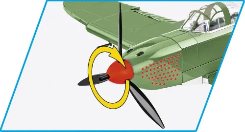 Vista 5 de COBI Colección histórica WWII Bell® P-39Q AIRACOBRA® Aircraft