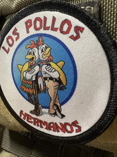 Vista 2 de Parche de Morale Los Pollos Hermanos. Hecho en los Estados Unidos!