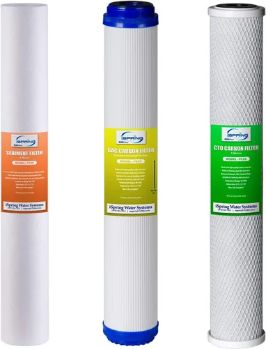 Vista 11 de iSpring F3WCB32 Filtros de agua para toda la casa de 20 x 2.5 pulgadas para sistemas de filtro de agua de la serie WCB32, paquete de 3