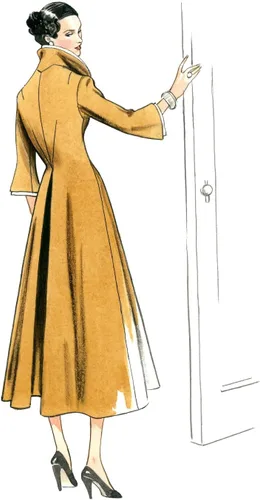 Vista 3 de Vogue Patterns V1738A5 Vestido de señorita