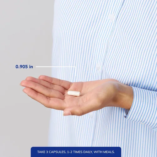 Vista 4 de Pure Encapsulations +Cal+ con Ipriflavon Suplemento mineral, vitamínico y herbario para promover la fuerza esquelética* 351 cápsulas