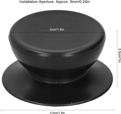 Vista 2 de 4 pomos de repuesto para tapa de olla, pomo superior universal para tapa de olla resistente al calor, asas de sujeción para sartenes y tapas