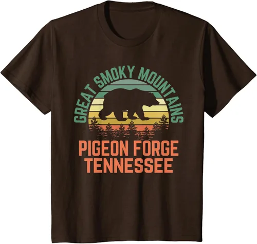 Vista 41 de Camiseta Pigeon Forge Great Smoky Mountains National Park Tennessee, Negro, S