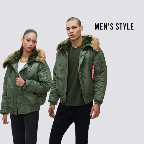 Vista 2 de Chamarra de bombero Alpha Industries N-2B para hombre