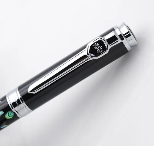 Vista 5 de JINHAO 8802 Pluma estilográfica F (tallado de concha - 2)
