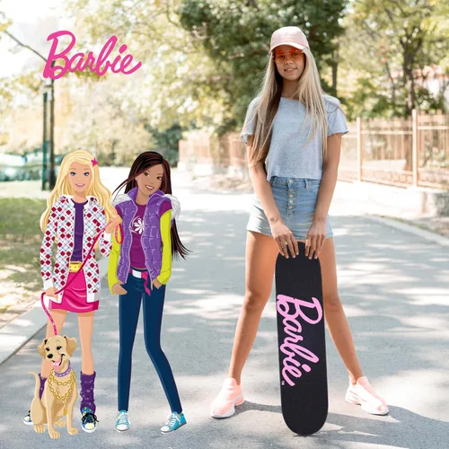 Vista 6 de 31-Inch Skateboard, 9-Ply Maple Deck, ABEC 5 Bearings Barbie